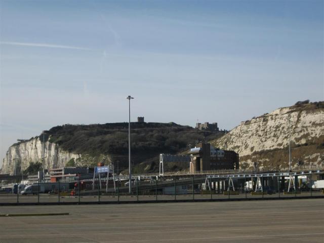 Die weißen Klippen von Dover und Burg - Rückfahrt